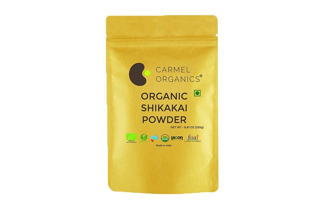 Carmel Organics Shikakai Powder    Pack  250 grams